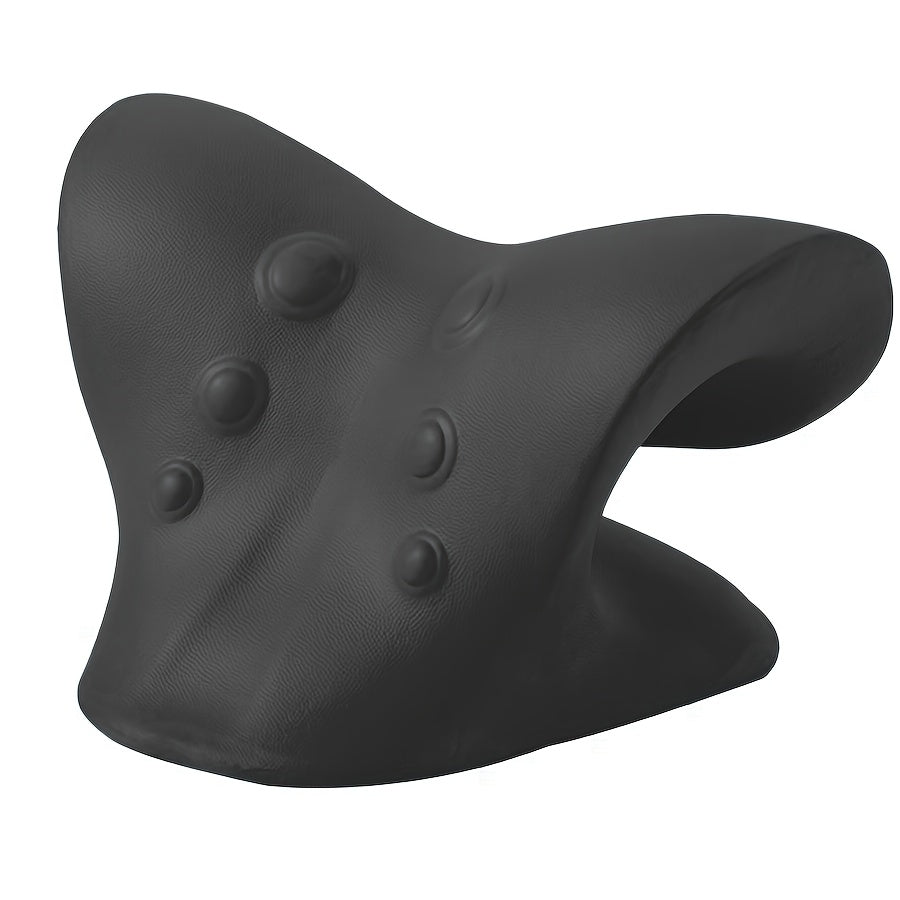 Medium Firm Foam Neck Pillow for Spinal Support C-Shaped Ergonomic Shoulder Relaxer