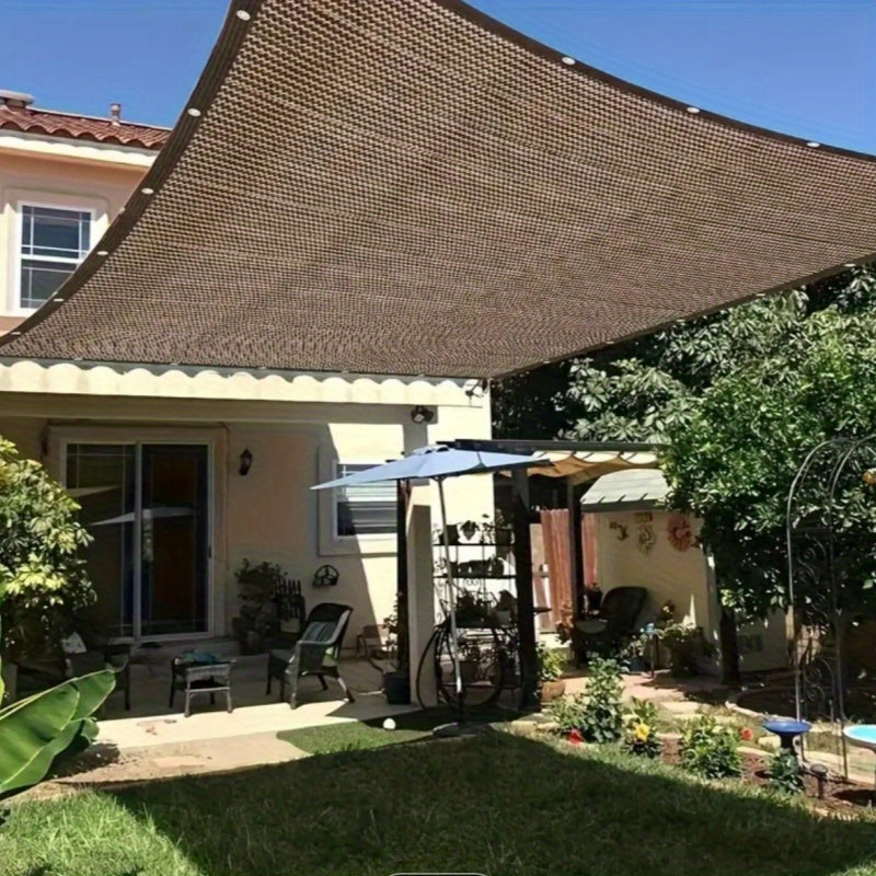 Bog' uchun, hovli, balkon uchun ko'p rangli chiziqli tashqi Polyethylene quyosh nurlari tarmog'i