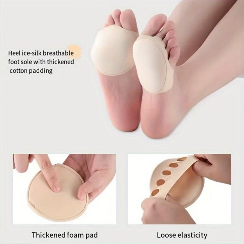 Women’s Half Five Finger Toe Socks, Breathable Comfort, Non-Slip Toe Arch Support