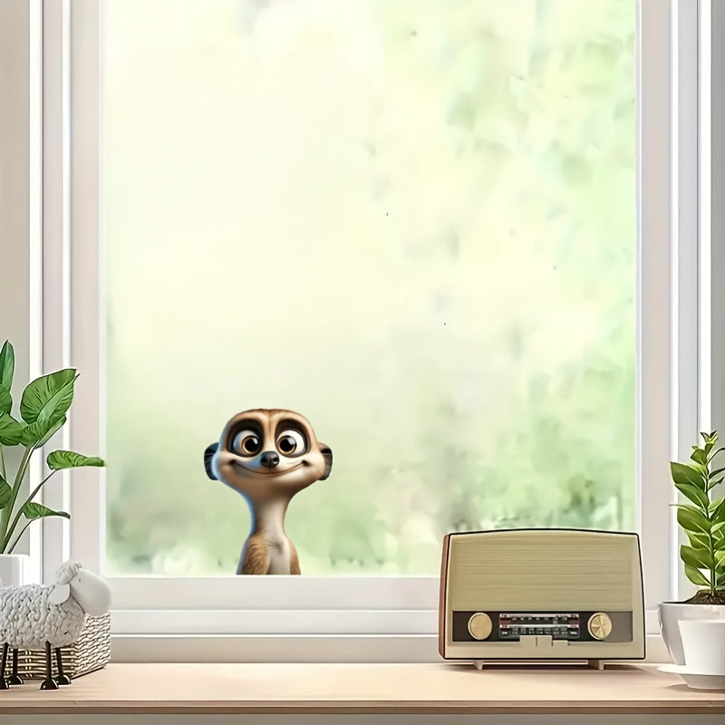 Cute Meerkat Car Decal Vinyl Sticker for Rear Window Bumper Glass