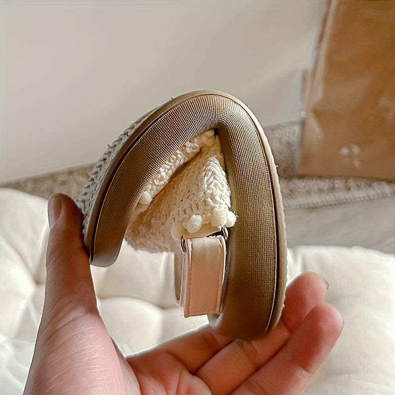 Летние пляжные сандалии для девочек, однотонный цвет, ткань, резина, низкий ход, круглый носок, застежка на липучке для отдыха на природе