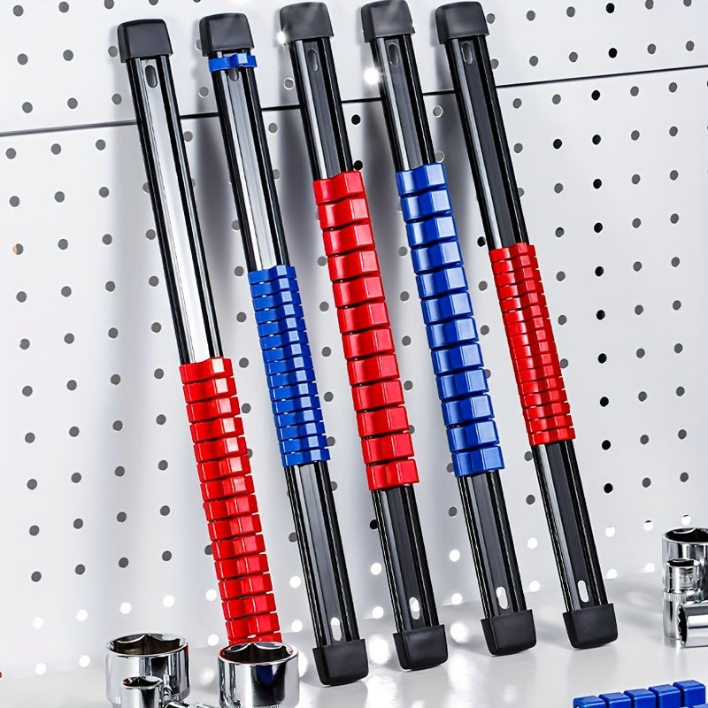 Socket Organizer Wall Rack for 1/4, 3/8, and 1/2 Inch Ratchet Sockets