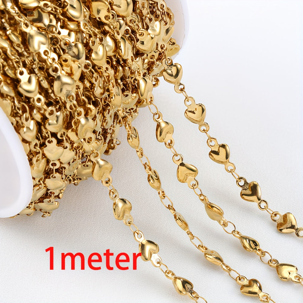 Stainless Steel Jewelry Chain 1 Meter Long for Jewelry Making