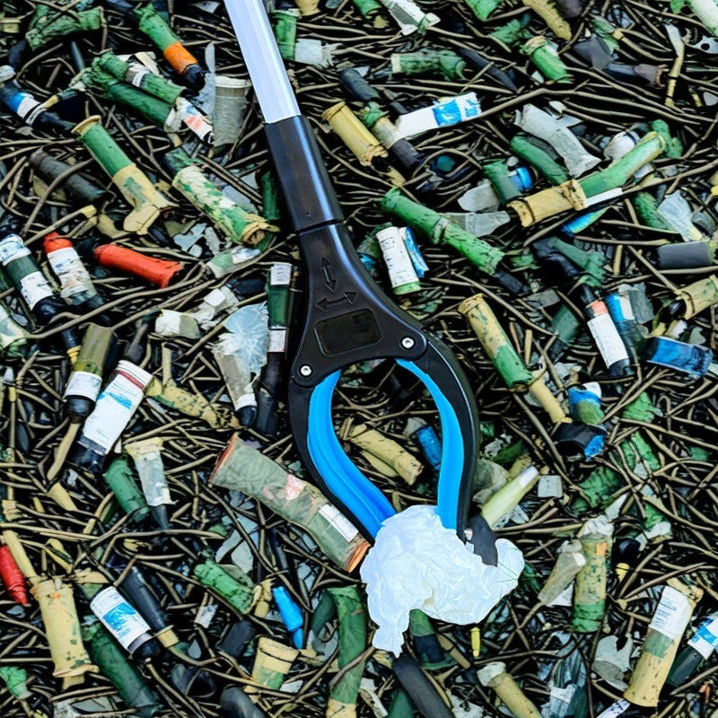 Aqlli Yorug'likka Hissiy Axlat Qisqichi: Tashqi va Ichki Foydalanish Uchun Uzoq Tutqichli Alyuminiy Qotishma Axlat Olib Qo'yuvchi