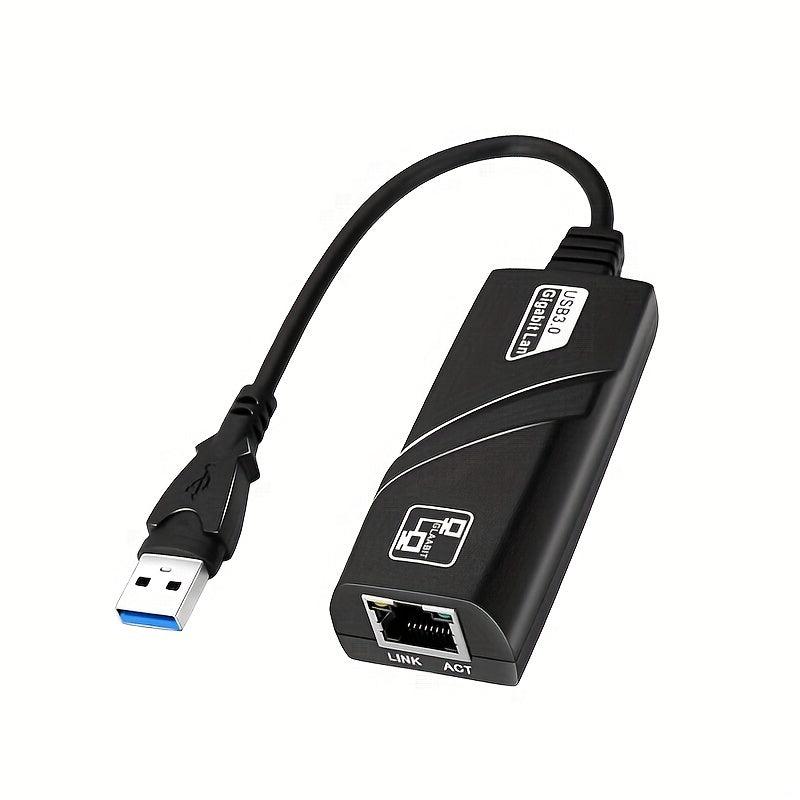 USB 3.0 to Gigabit Ethernet Adapter Compatible with Windows Mac Linux Chrome OS
