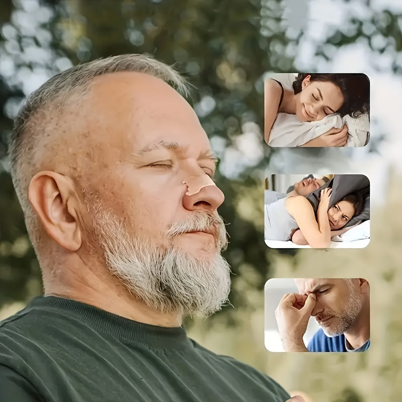 25 Reusable Washable Nasal Congestion Relief Stickers for Nighttime Breathing