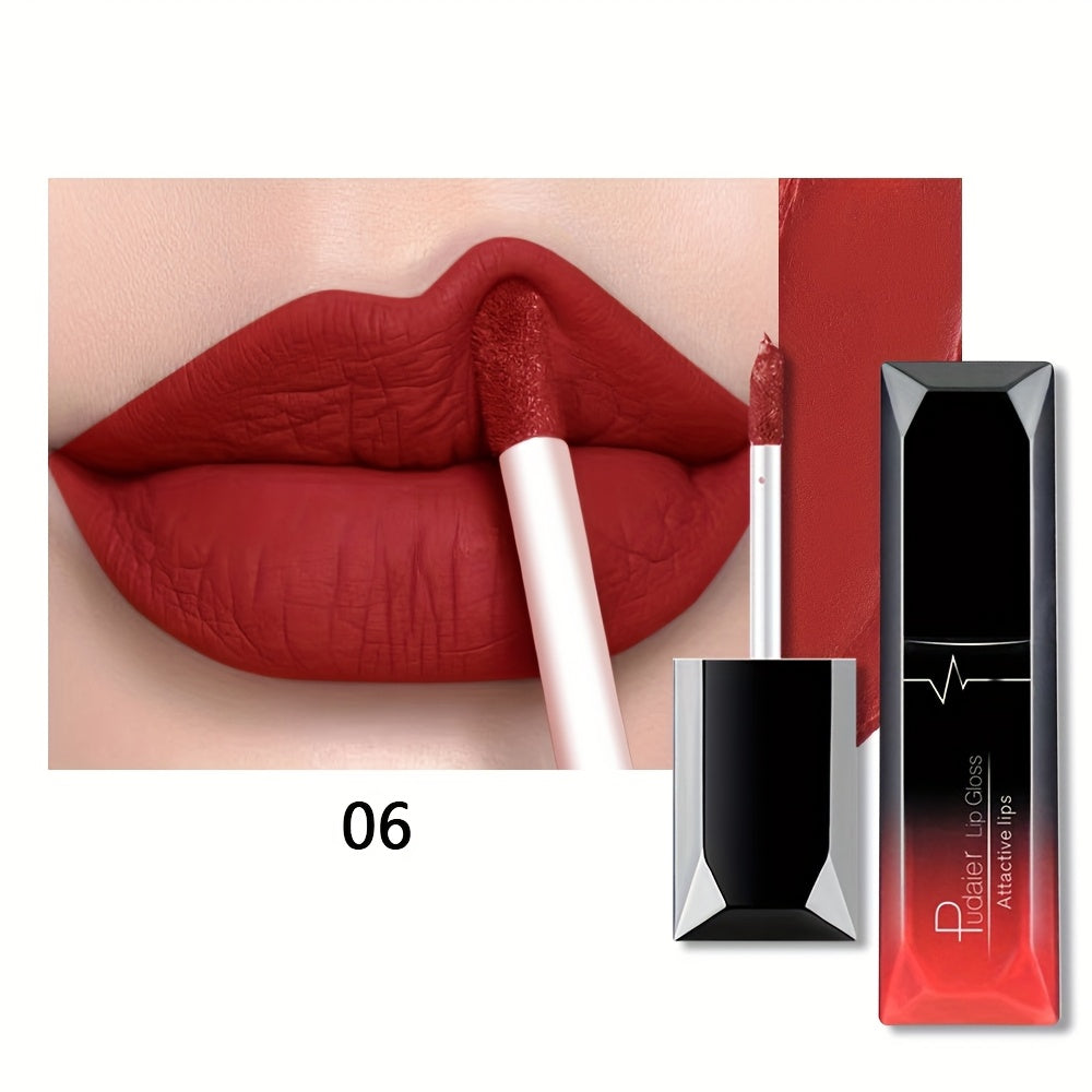 Women Matte Lip Glaze Liquid Lipstick Waterproof Long-Lasting Non-Transferable
