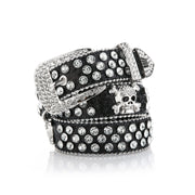Women's Waist Belt Hip Hop Punk Rhinestone Western Style Accessories