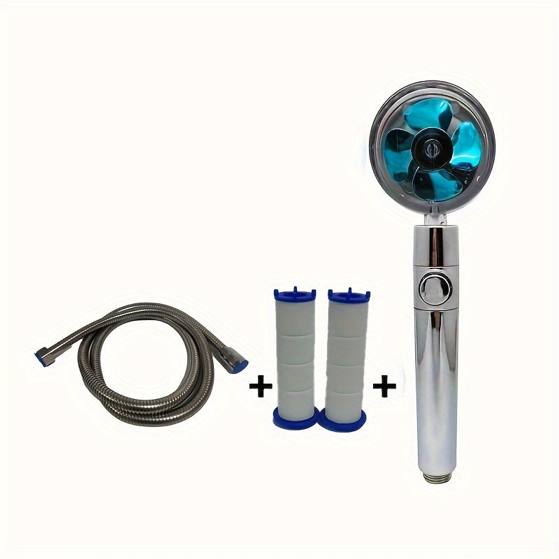 High Pressure Turbo Shower Head with Water Saving Filter for Bathroom and RV