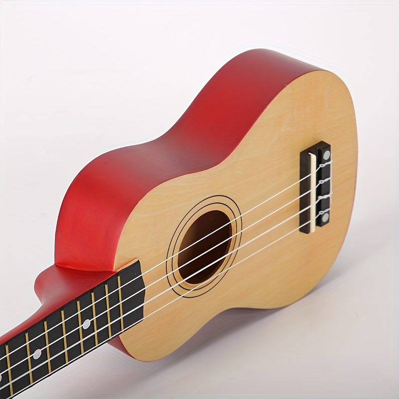 53.34 cm Soprano Basswood Ukulele with Accessories for Beginners