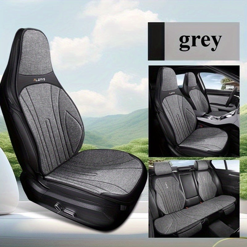 All-Season Leather Car Seat Cover Full Cushion Protector