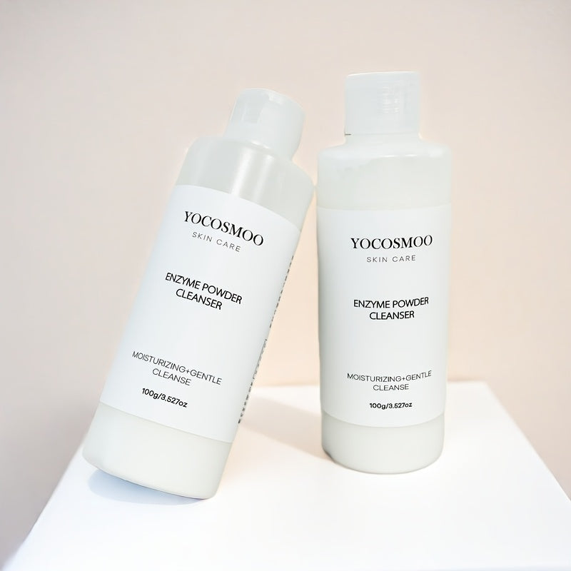 Hypoallergenic Facial Cleanser for Combination Skin with Hibiscus Scent and Rice Exfoliants