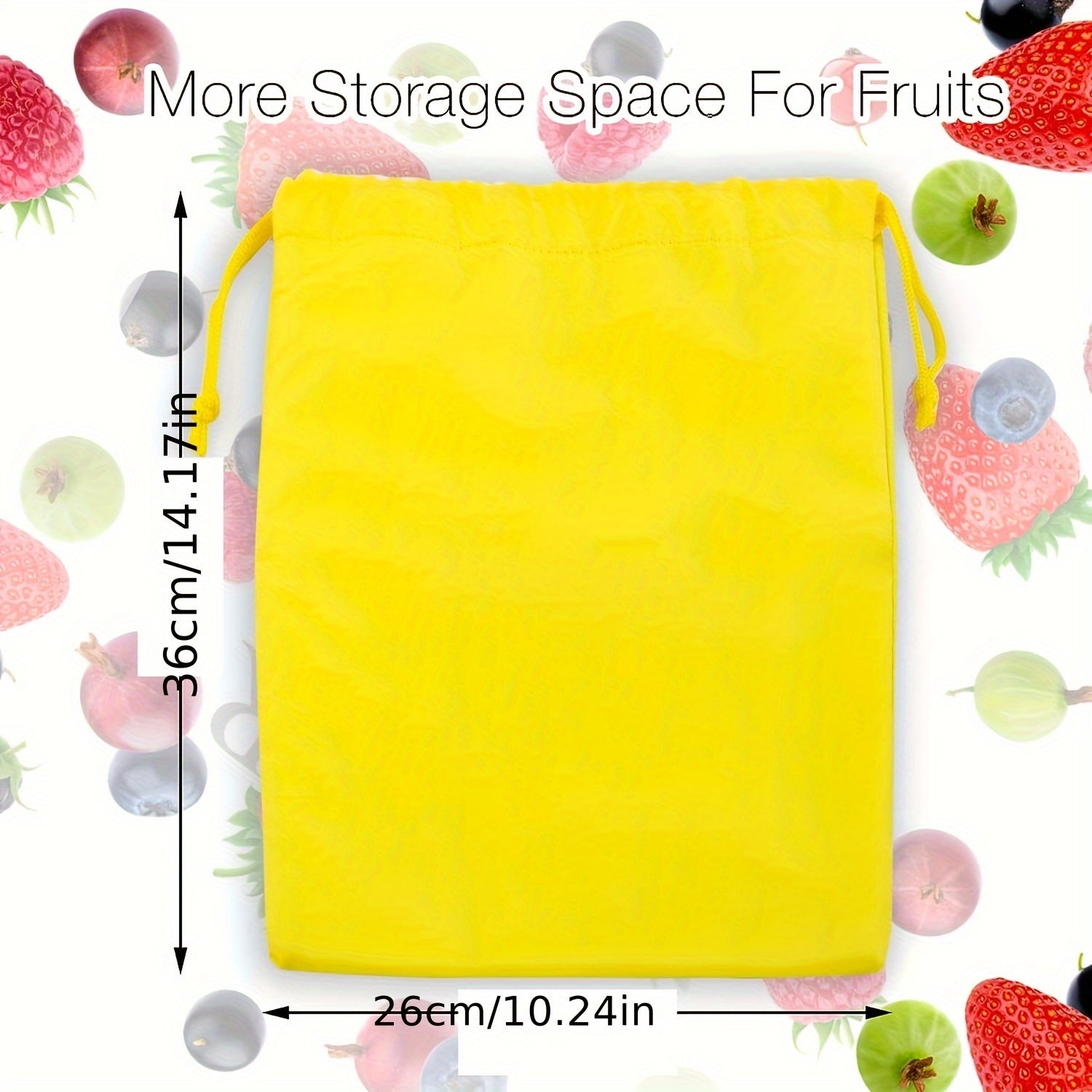 Reusable Storage Pouches for Fruits and Vegetables Washable Durable Eco-Friendly