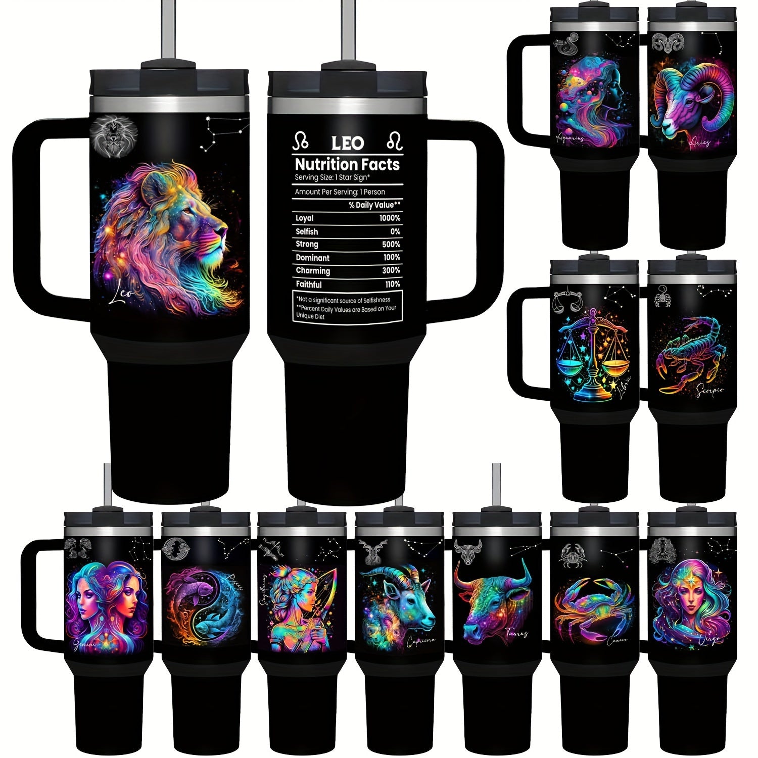 Sayohat va yoz uchun qopqog'i va quvuri bilan 40oz izolyatsiyalangan zanglamaydil stakan suyuqlik uchun