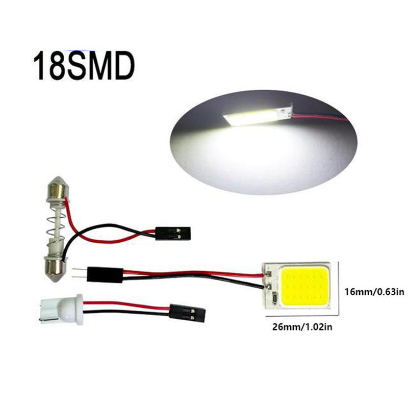 Bombilla LED C10W T10 W5W 12V 6500K Blanco Interior Luz de cúpula del maletero