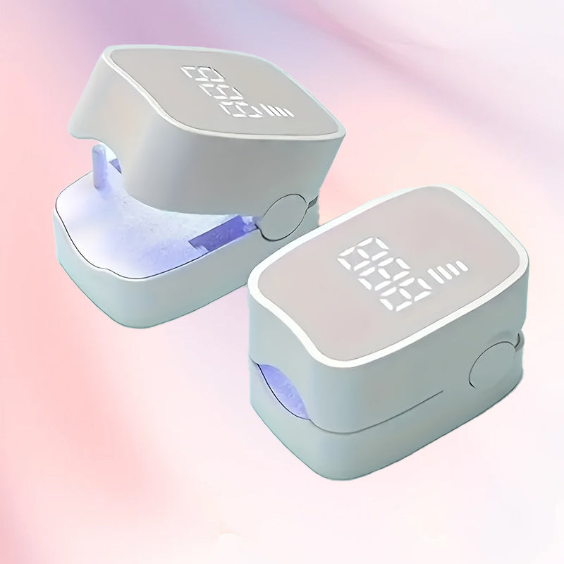 Portable Nail Care Device with Digital Display USB Rechargeable Compact for Personal and Nail Health