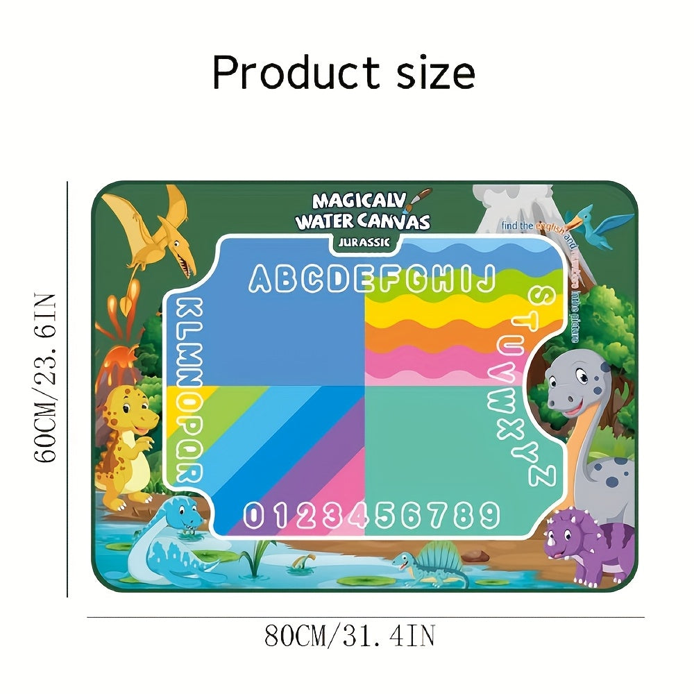 Alfombra mágica reutilizable para niños, para arte con agua sin ensuciar, juego educativo para edades de 3 a 6 años