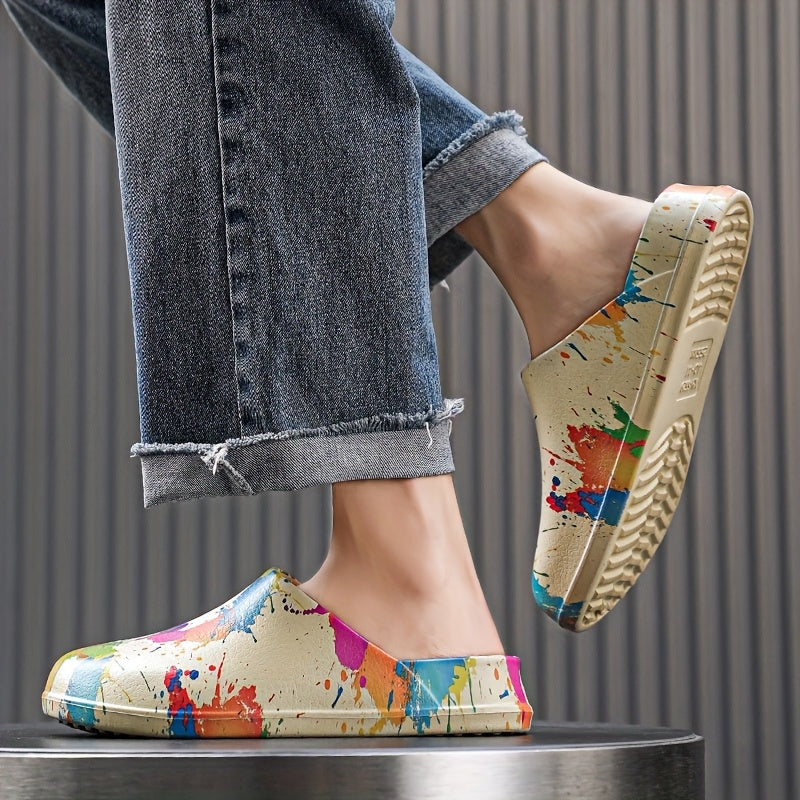 Women's Colorful Camo Print EVA Clogs Lightweight Non-Slip Sandals