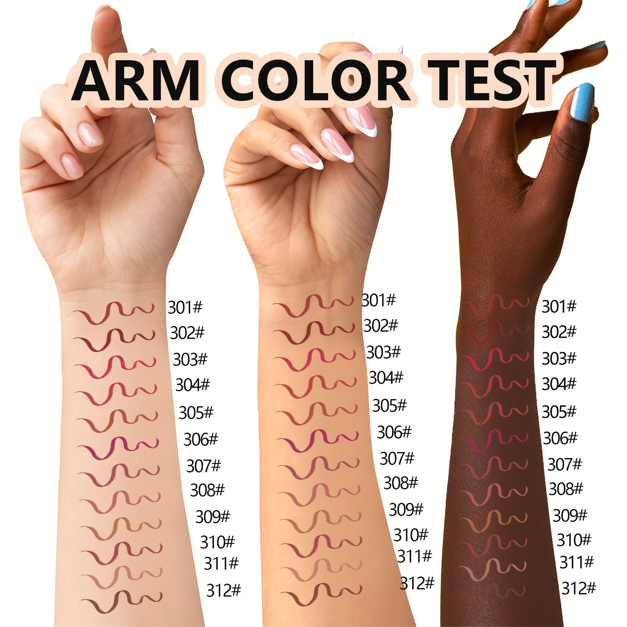 12-Color Matte Lip Liner Set Long Lasting Non-Sticky Pencil Makeup