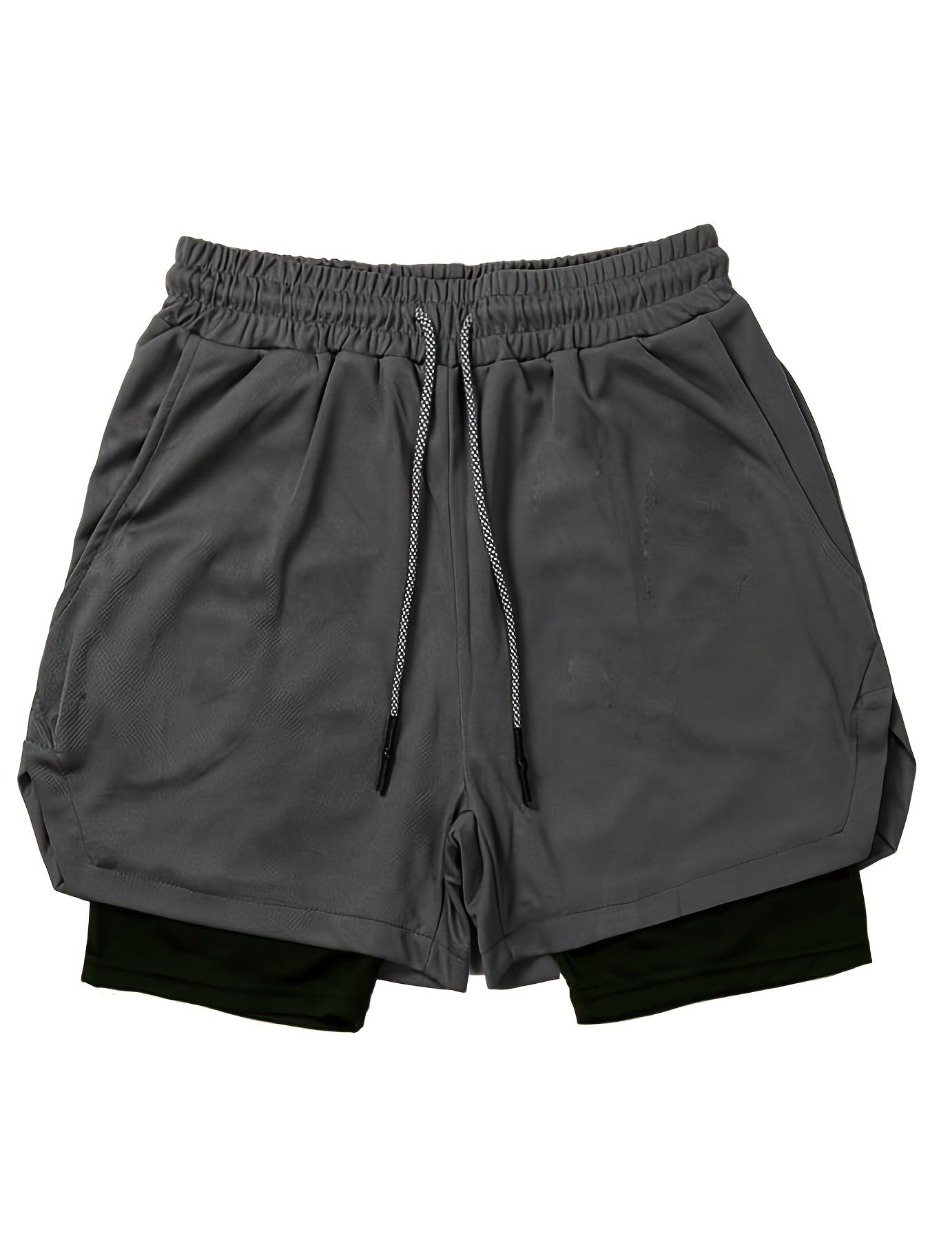 Conjunto de moda para hombre en poliéster con camiseta sin mangas con estampado de letras y pantalones cortos con cordón