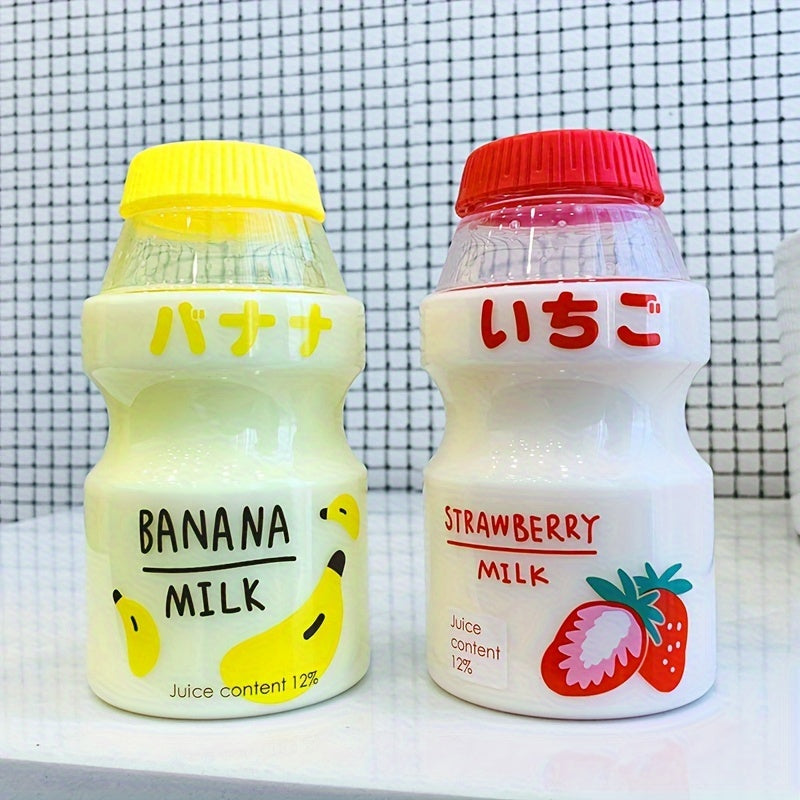 Multfilm Suti Shisha Dizayni Sportli Termokasiga Yopiq Qopqoq bilan Katta Hajm BPA-Free Polikarbonat Sayohat Mug