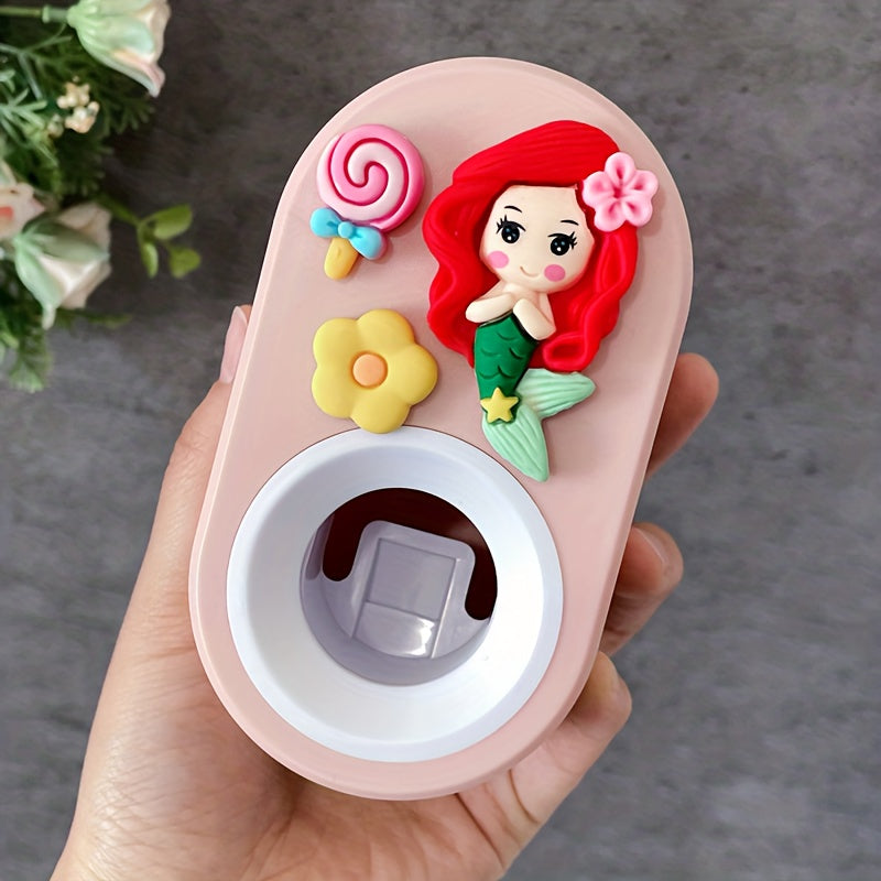 Dispensador de pasta de dientes de diseño de dinosaurio para pared para baño