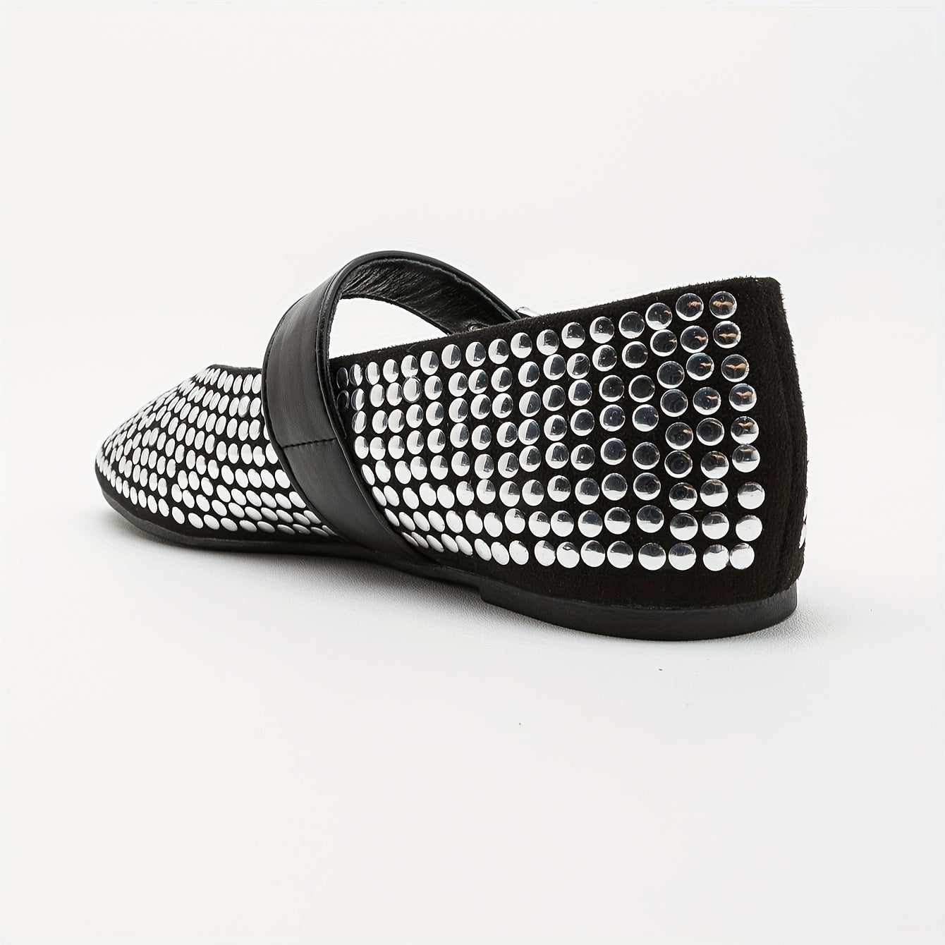 Women's Flats Sequin Square Toe Slip-On Casual and Dress Shoes