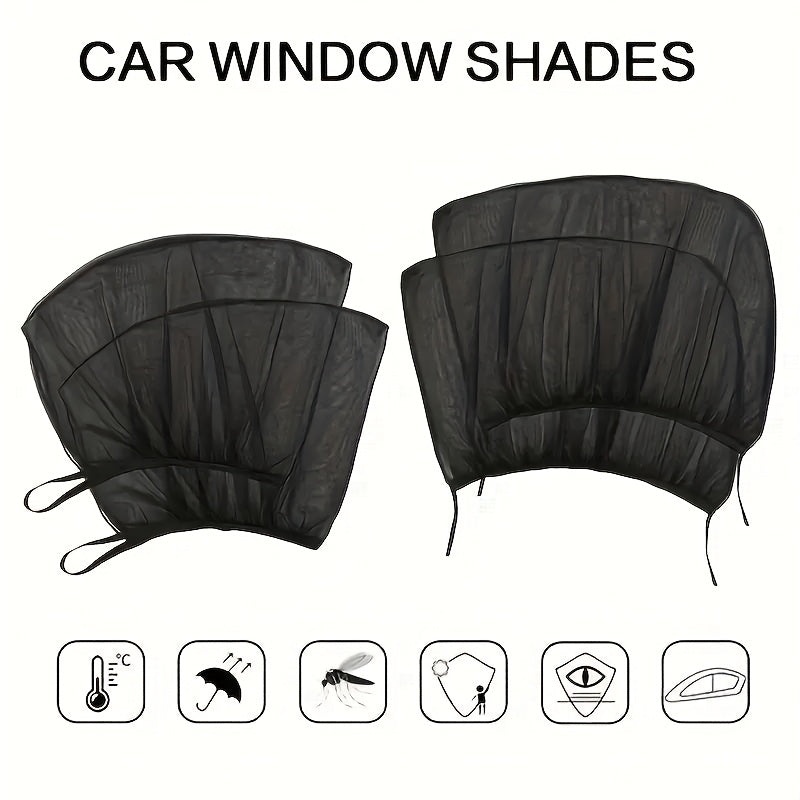 Pantalla solar para coche, mosquitera, pantalla de ventana, cortina opaca para privacidad en coche