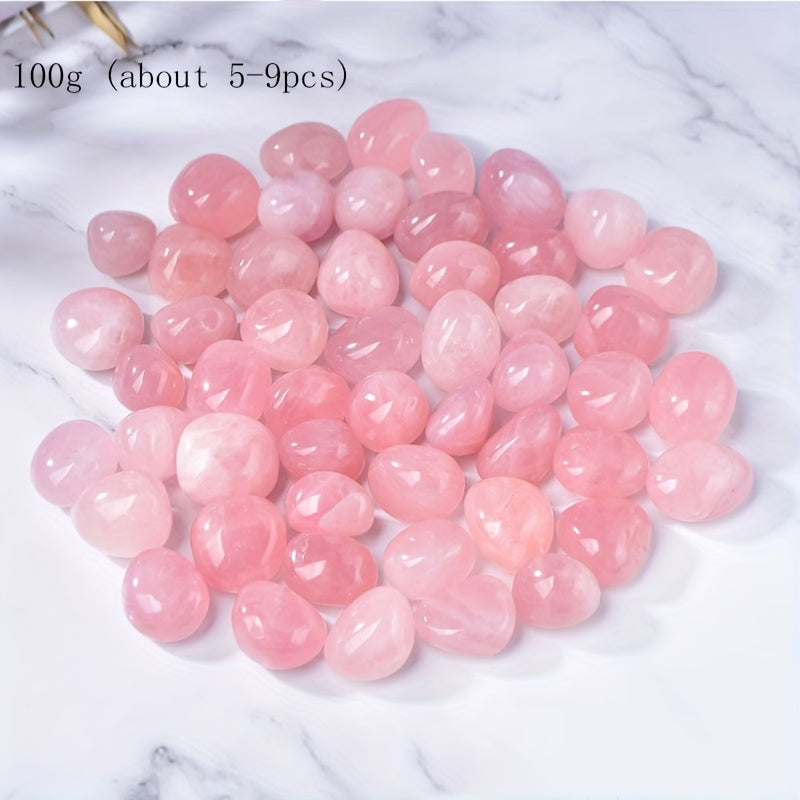 Натуральные аметист и красный яшмовые камни-отшлифовки 100 г кристаллов