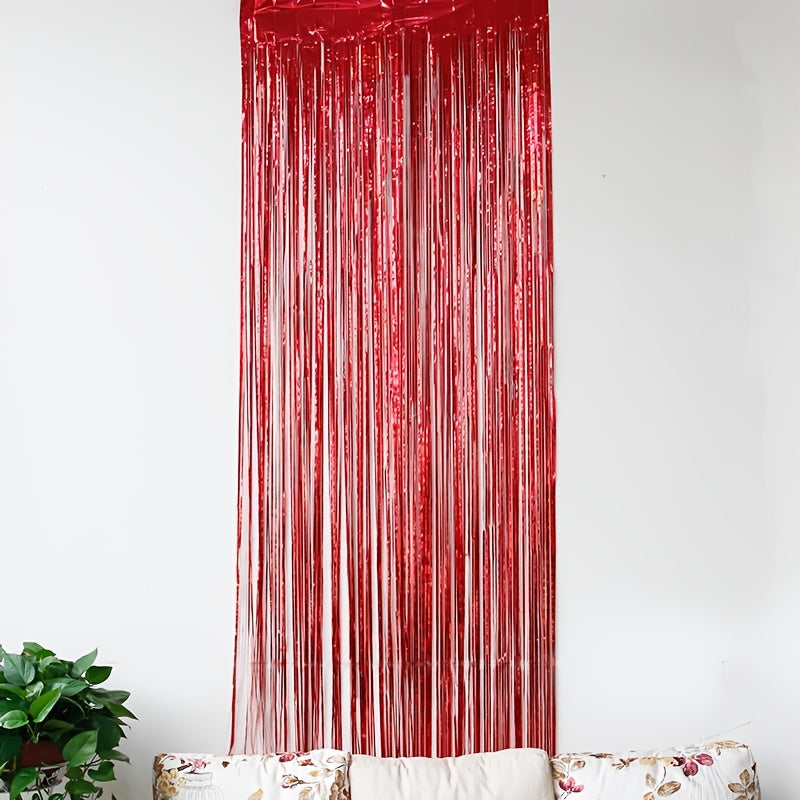 Gold Rain Ribbon 2m Decorative Ribbon for Weddings Parties Holidays and Events