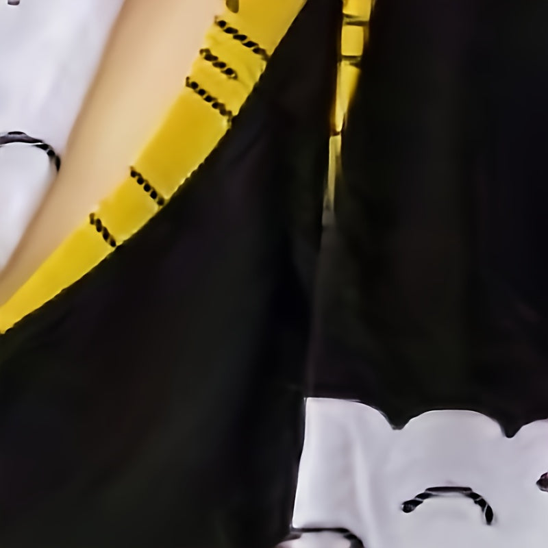 Women's Striped Polyester Chicken Feet Thigh-High Socks for Cosplay