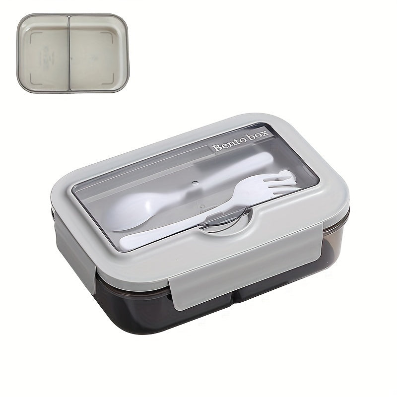Leak-Proof Double-Layer Lunch Box Large Capacity Microwave Safe Portable Meal Container