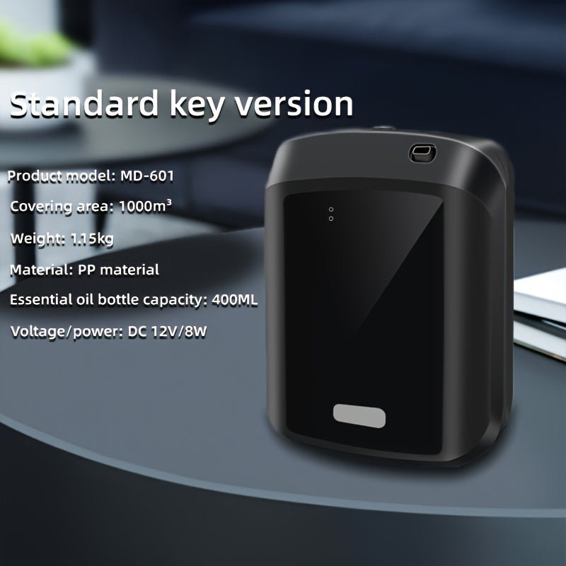 Automatic Fragrance Dispenser 300ml Black with Timer for Home Hotel Ktv