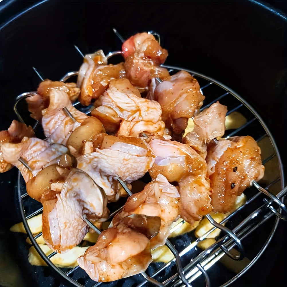 11-Donali Havo Qovurish Qurilmasi Aksesuarlar To'plami 22.86 sm Yopishmaydigan BPA-Bepul Mashina uchun mos Reseptlar Kitobi bilan