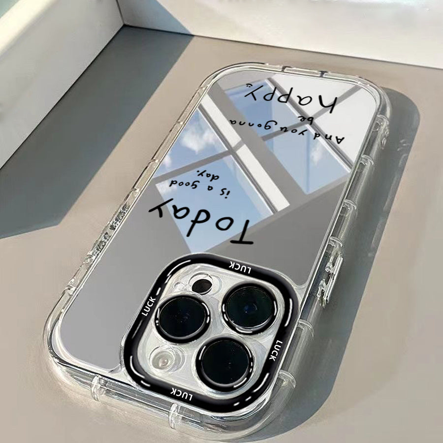 Mirror Finish TPU Phone Case Compatible with iPhone 7 8 11 12 13 14 15 16 X XR XS SE2 15 Pro Max