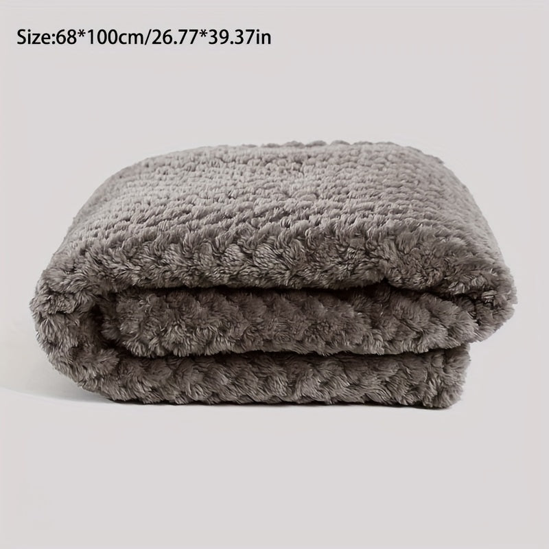 Детское одеяло из фланели однотонного цвета с клетчатым узором 70x100 см, пеленка-шаль для малышей и взрослых