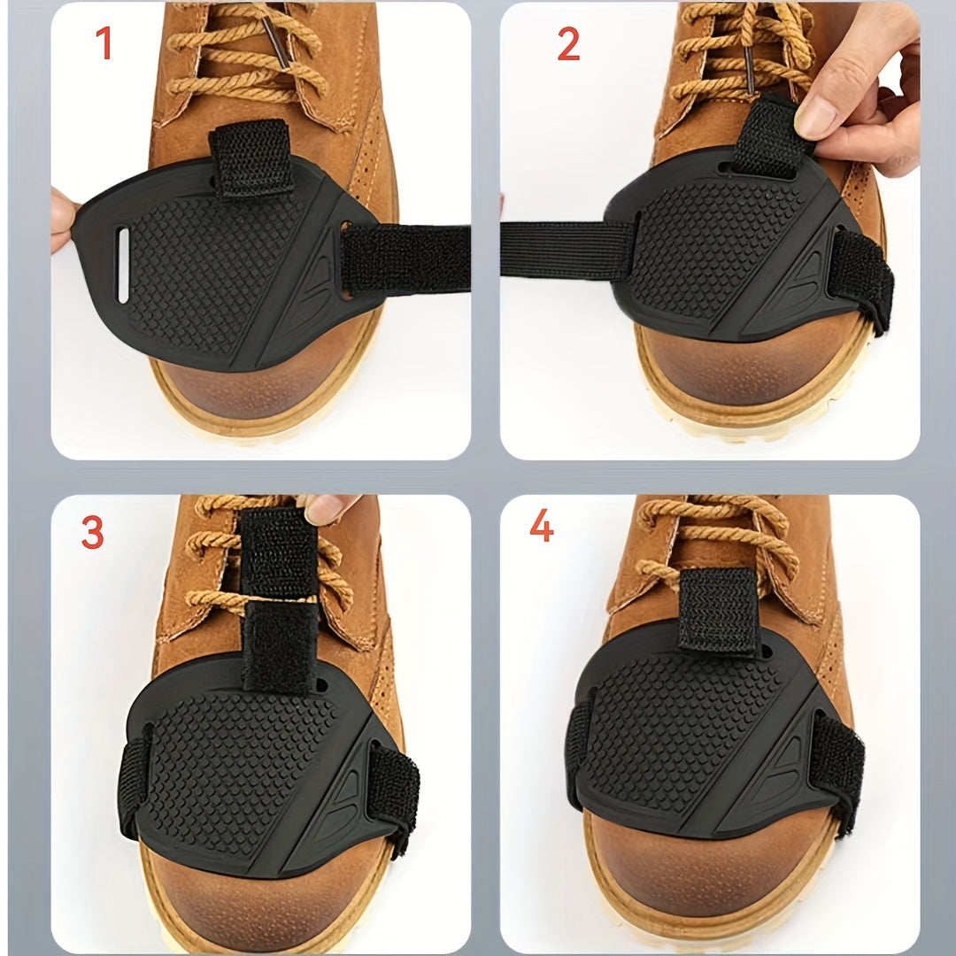 Zapatos de cambio de marcha para motociclistas, calzado antideslizante para montar