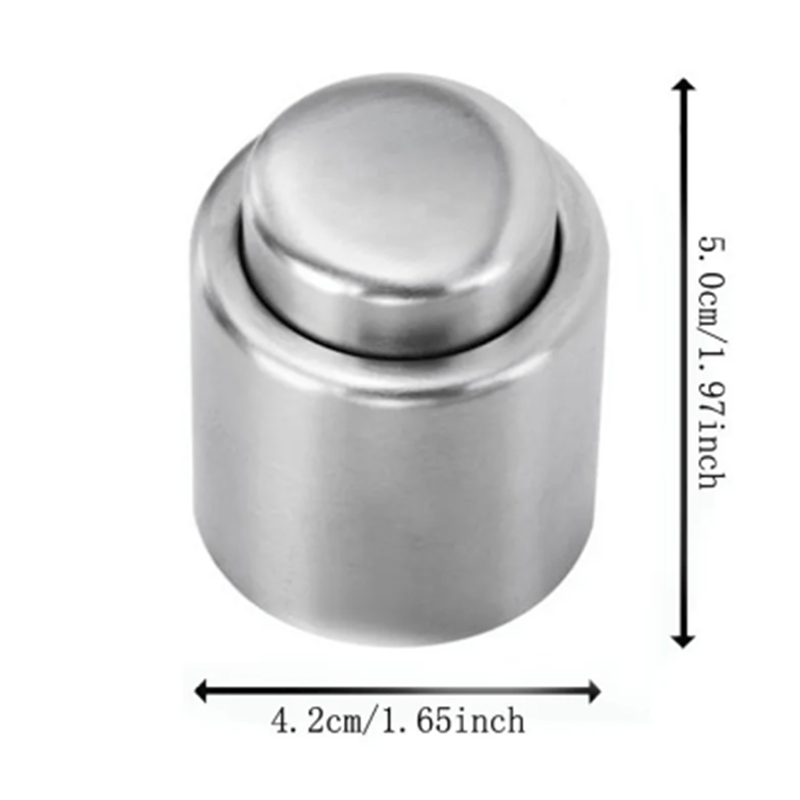 Stainless Steel Champagne and Beverage Stopper for Home and Restaurant