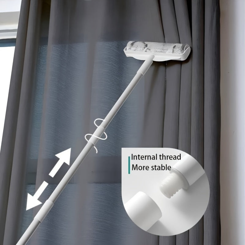 Katta hajmli qayta ishlatiladigan tolalarni tozalash ruloni to'plami, 2 ta rulon va chang qopqog'lari bilan, jun va axlat uchun