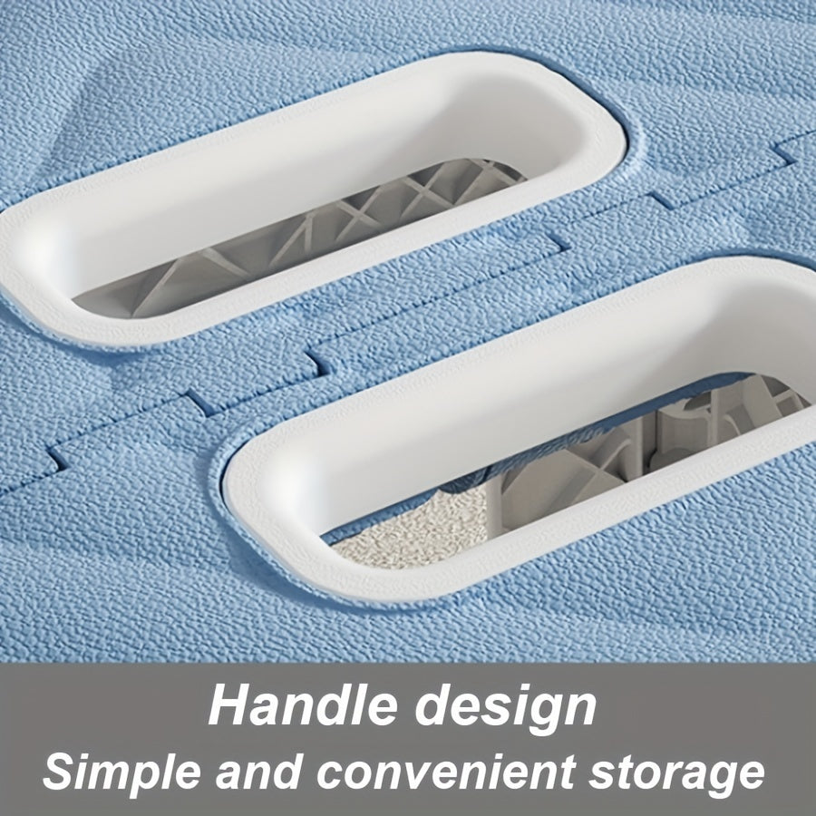 Taburete de plástico plegable de una pieza para uso exterior, asiento portátil y resistente para adultos