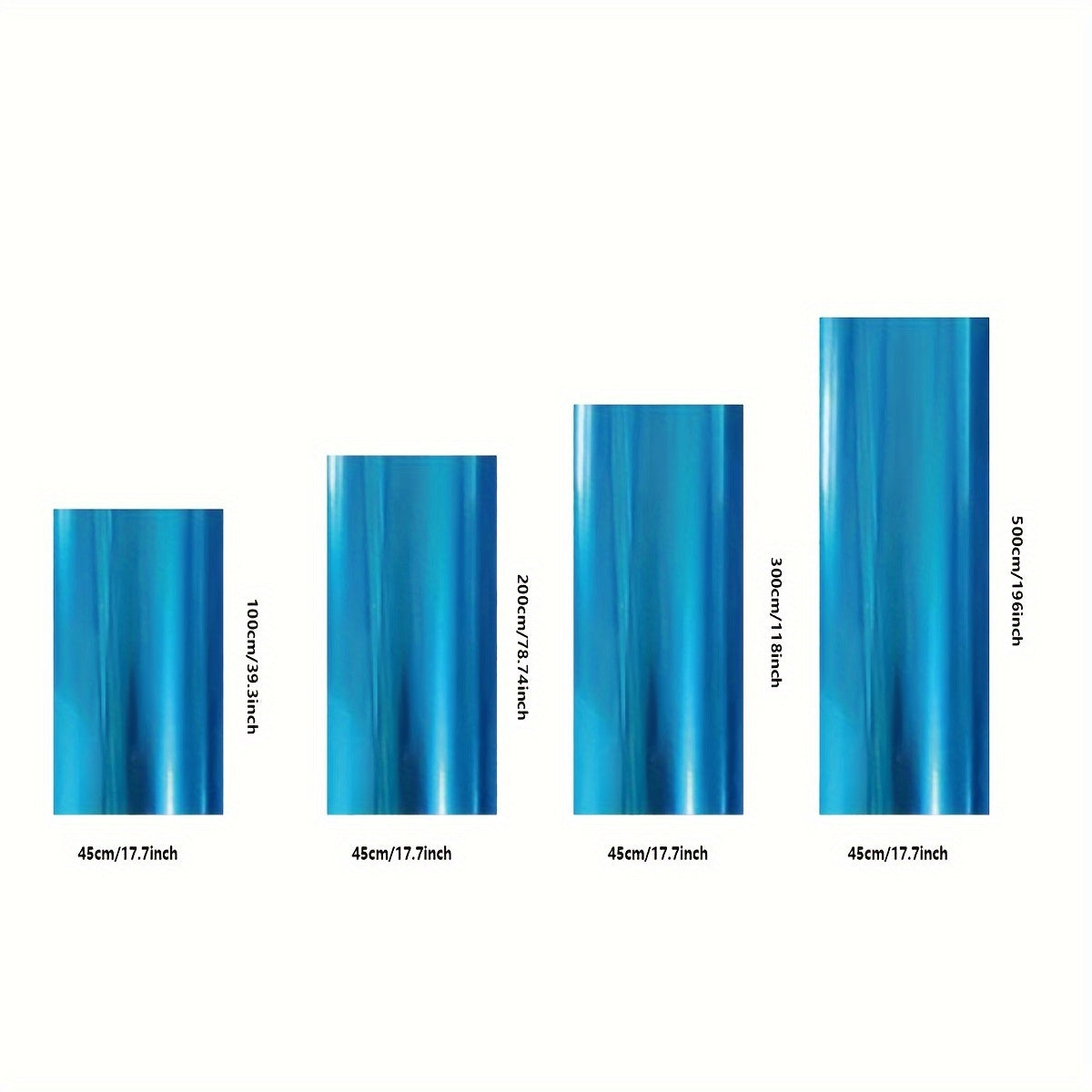 Koʻk Maxfiylik Oyna Filmi Elektrostatik Yelimsiz PVC Shisha Yopishtiruvchi Oʻtuvchi Oq