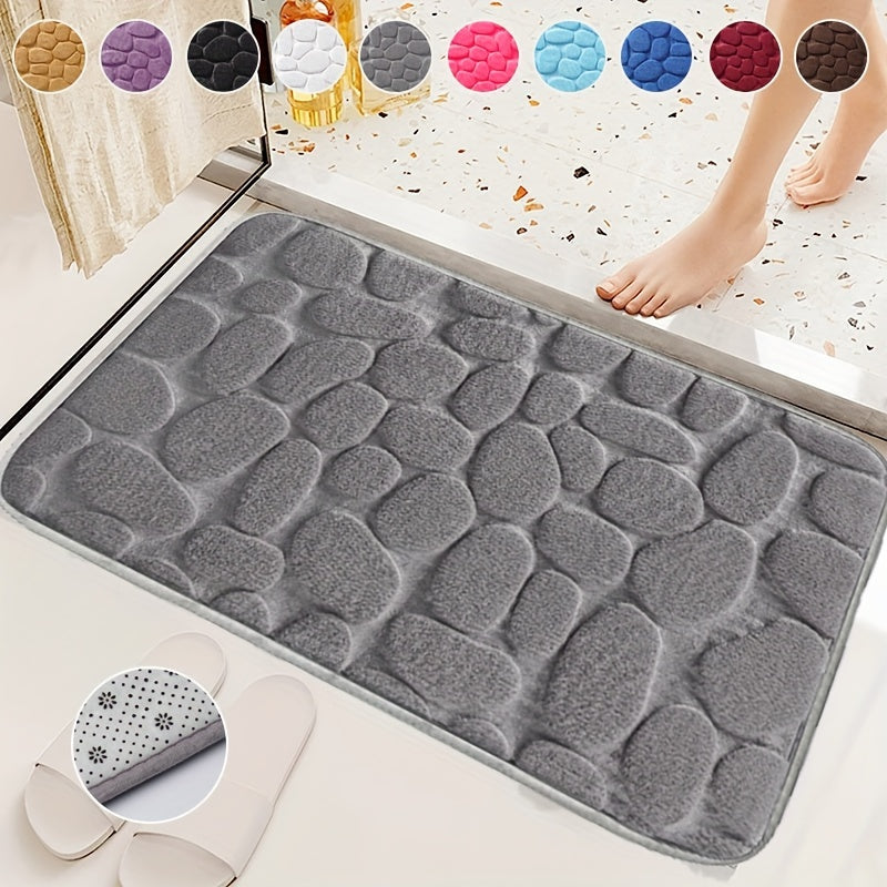 Bathroom Floor Mat Water Absorption Anti-Skid Indoor Use Bedroom Kitchen Laundry