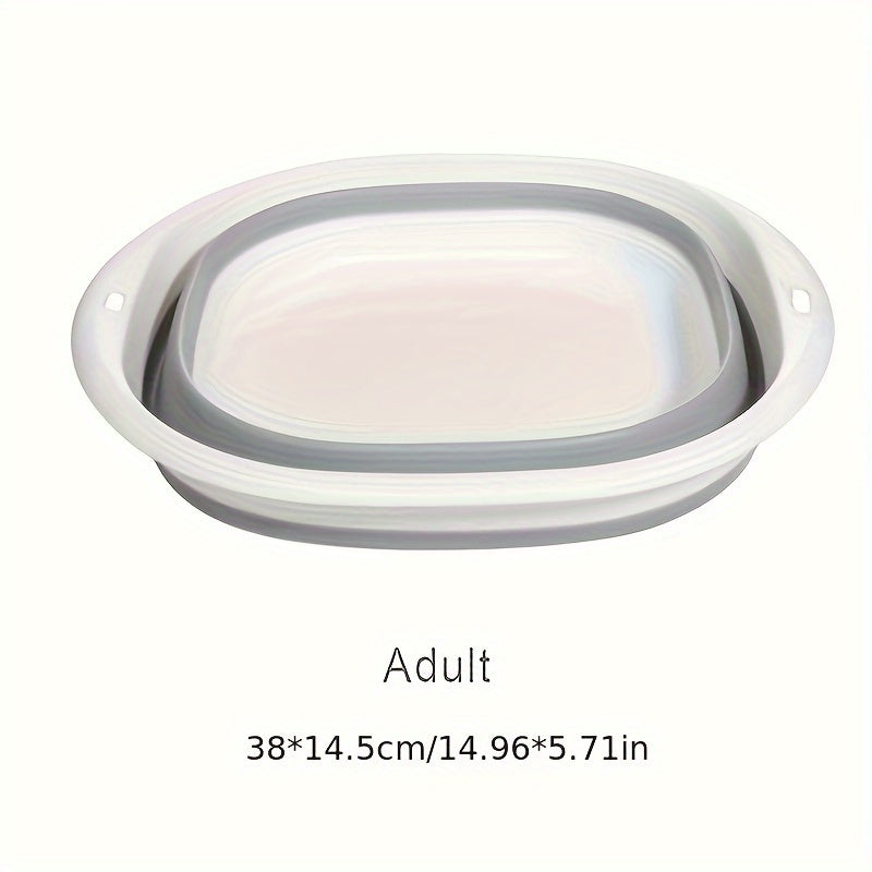 складная пластиковая миска для стирки и купания, портативная, легкая