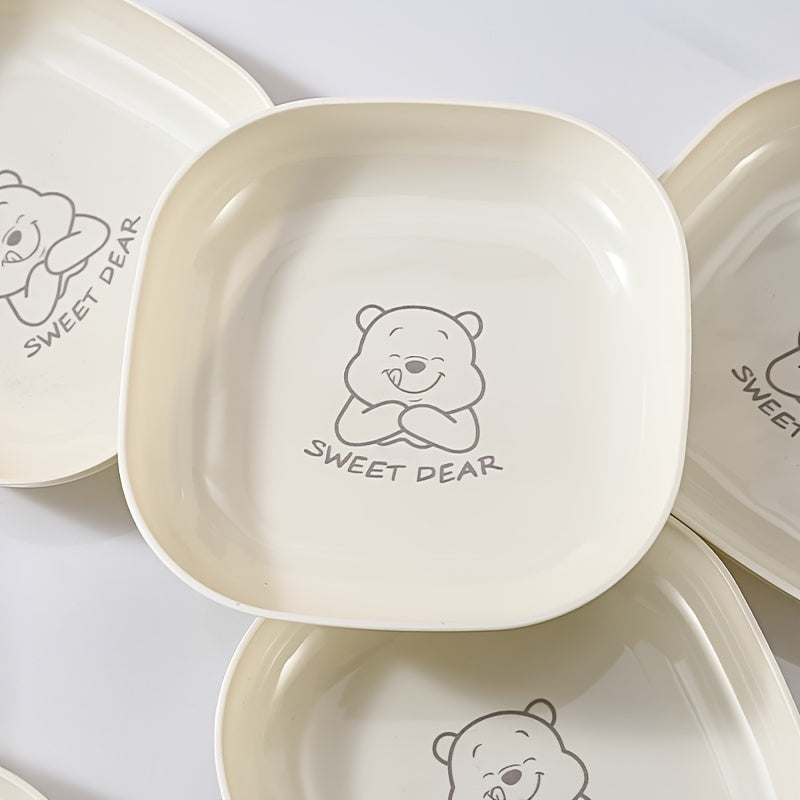 8-Piece Dinnerware Set with Plates and Trays for Kitchen and Dining