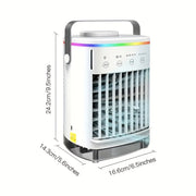 Portable Misting Cooler Fan with 4 Speeds for Bedroom Office Travel