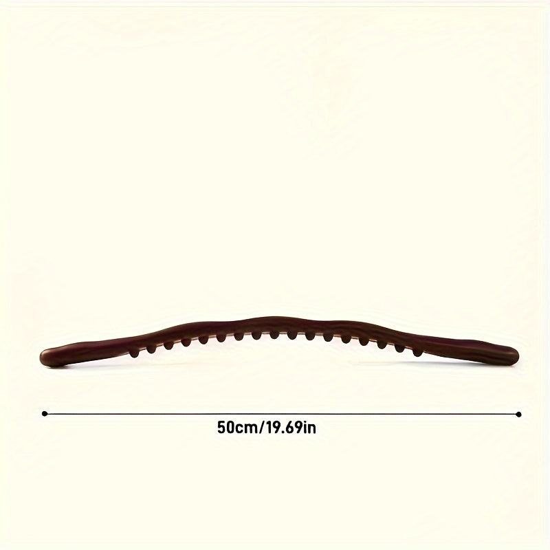 19 tilla qoʻlda Meridian massaj tayoqchasi boʻyinning, orqa, qorning va butun tananing sogʻligi uchun plastmassa