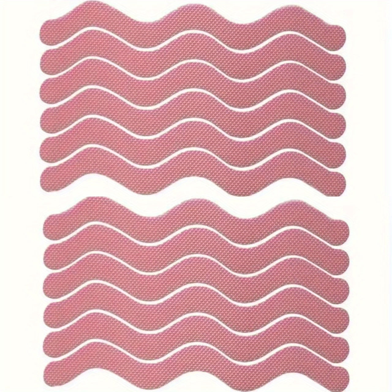 6/12pcs Anti-slip Bathroom Tub Safety Stickers S Shape Shower Slip Strips