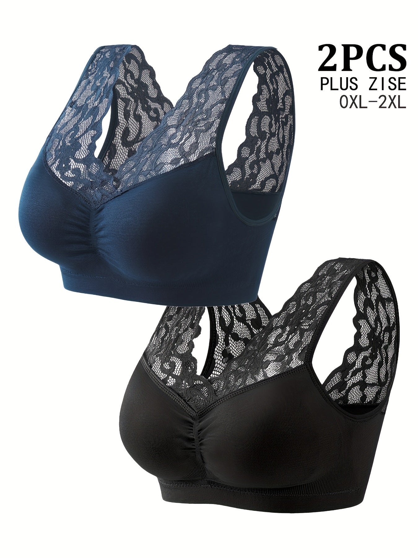 Women's Wireless Bra with Underwire Support, Push-Up, High Elasticity for Yoga and Running