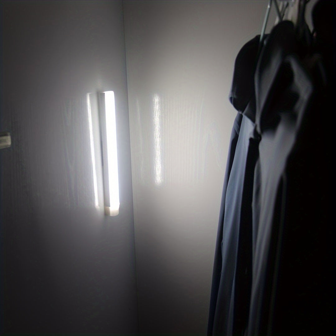 USB Rechargeable LED Motion Sensor Light Magnetic Adjustable for Wardrobes Cabinets