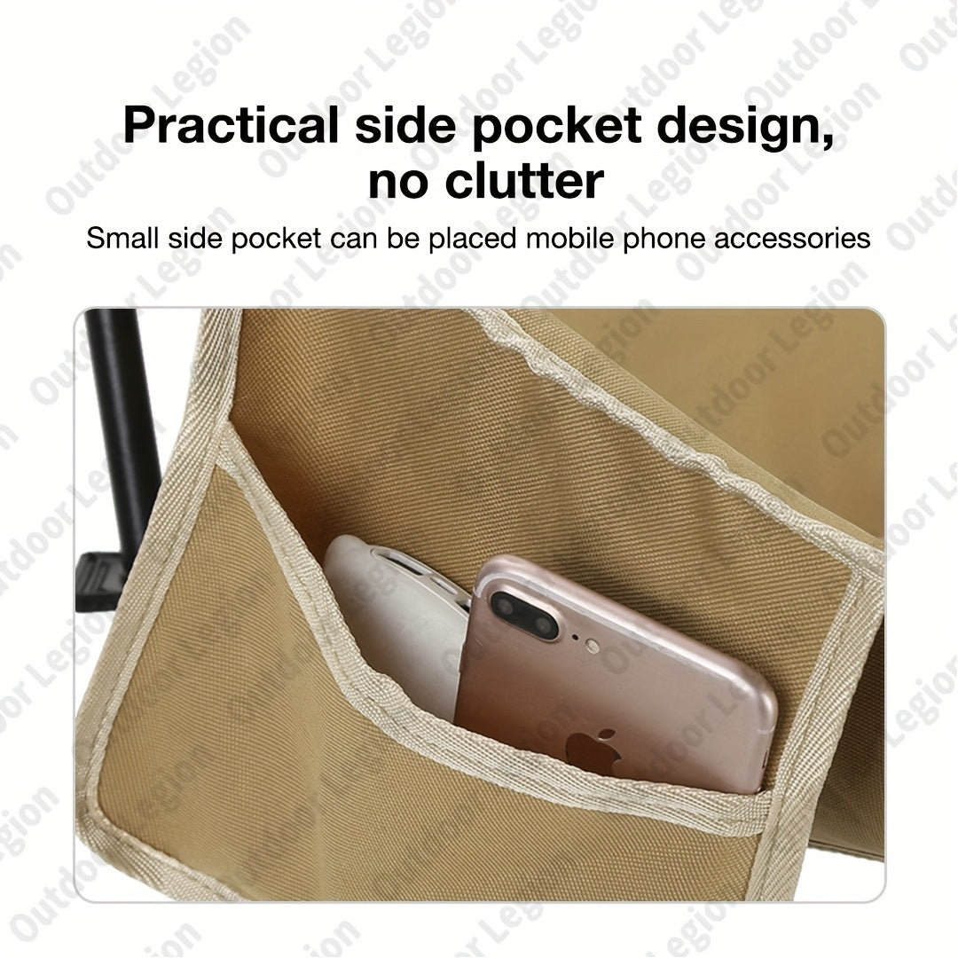 Lightweight Folding Chair with High Back for Camping Fishing and Outdoor Activities